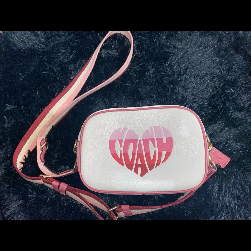 Pink coach crossbody
